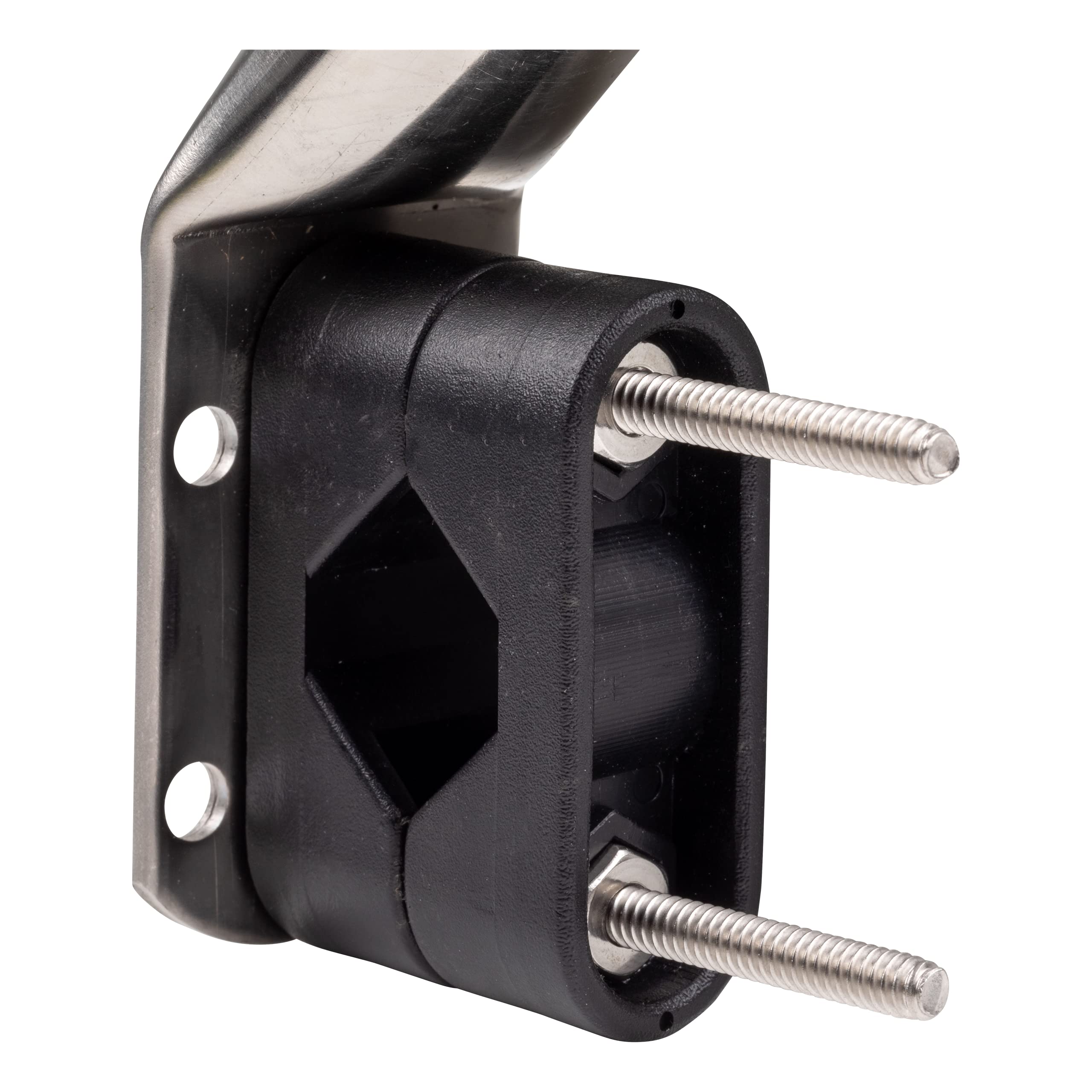 Taylor Made Flag Pole Socket Rail Mount - 3/4" to 7/8" Rails — Perpendicular Mount with Adjustable Angle - Secure Fit - Made in the USA from T304 Stainless-Steel — 2020109097 - Image 3