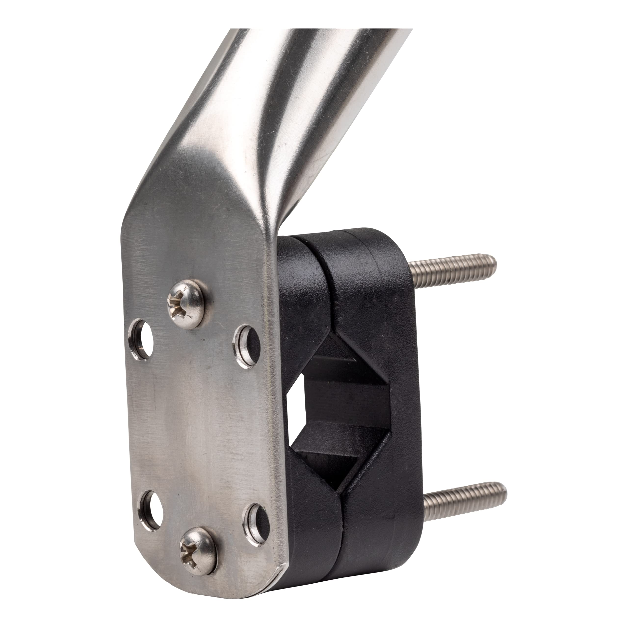 Taylor Made Flag Pole Socket Rail Mount - 3/4" to 7/8" Rails — Perpendicular Mount with Adjustable Angle - Secure Fit - Made in the USA from T304 Stainless-Steel — 2020109097 - Image 4