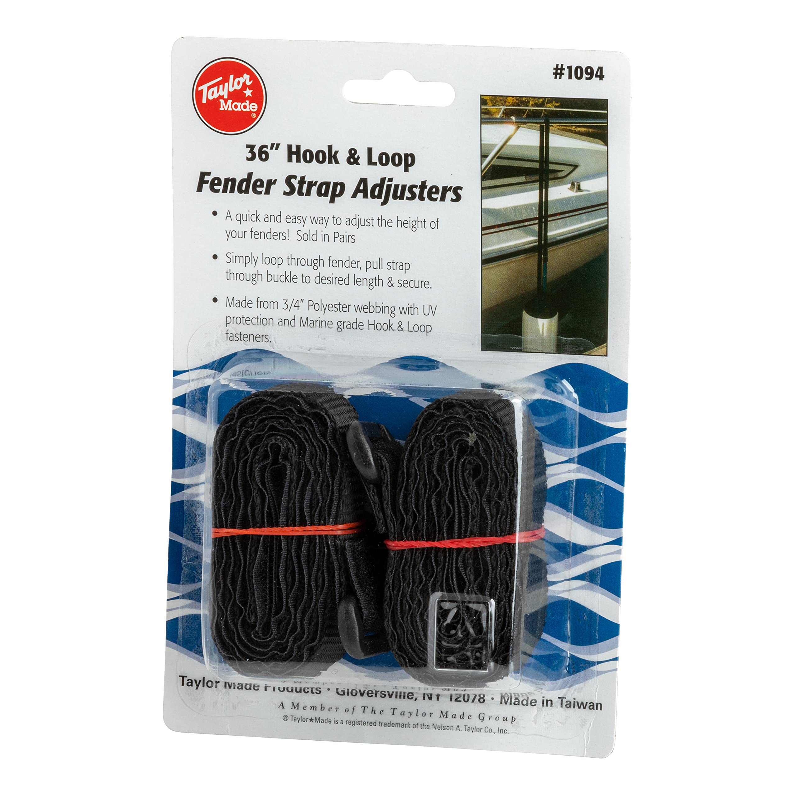 TAYLOR MADE PRODUCTS Hook & Loop Fender Strap, Pair (36") - Image 4
